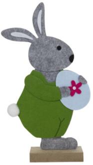 Svenska Living Vensterdeco vilt paashaas met ei 35cm