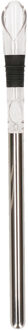 Svenska Living Wijnkoeler stick/staaf met schenkdop - RVS - 32 cm Zilver