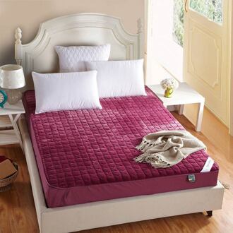 Svetanya Fleece Matrasbeschermer/Cover Hoeslaken 2016636 wijn / 150x200x32cm