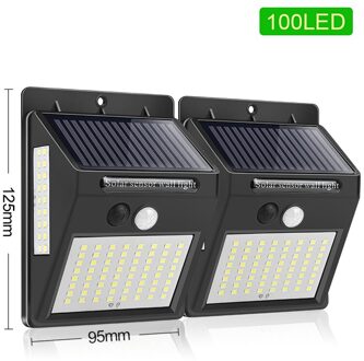 SVIP004 100 Led Solar Light Voor 2stk LED Solar licht