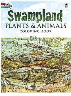 Swampland Plants and Animals Coloring book