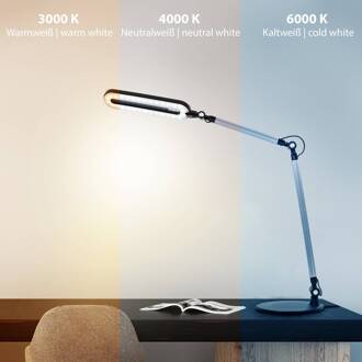 SWAN Bureaulamp - LED - Kleurtemperatuurregeling - Zwart