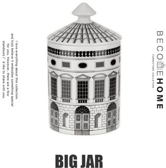 Swan Stone Castle Tarro Neushwanstein Kasteel Tarro Shell Servies Decoratieve Plaat Veranda Make-Up Fles groot Jar