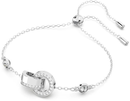 Swarovski 5636499 Armband Hollow zilverkleurig-wit 24 cm