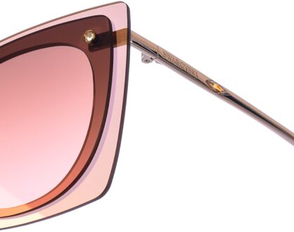 Swarovski Acetaat zonnebril met ovale vorm SK0201S dames - maat Huidkleurig