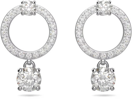 Swarovski Attract Oorstekers  - Zilver