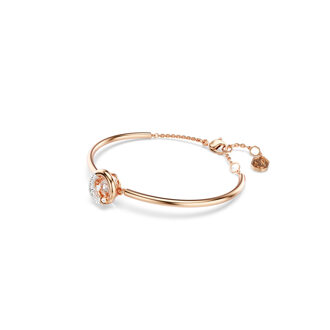 Swarovski 'Dextera' Dames Gouden Geplateerde Metalen Armband - Roze 5692259 Rosé