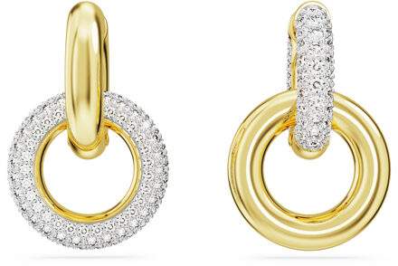 Swarovski 'Dextera' Dames Gouden Geplateerde Metalen Oorbellen - Goud 5668818