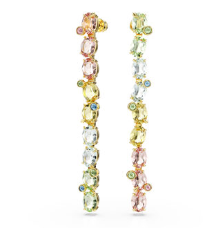 Swarovski 'Gema' Dames Goud Vergulde Metalen Oorbellen - Goud 5705809 - One Size