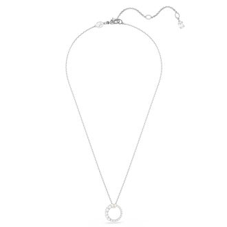 Swarovski 'Matrix' Dames Ketting van Basismetaal - Zilver 5688751