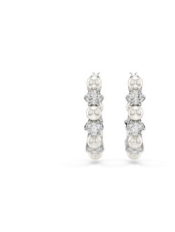 Swarovski 'Matrix Pearl' Dames Oorbellen van Basismetalen - Zilver 5709256