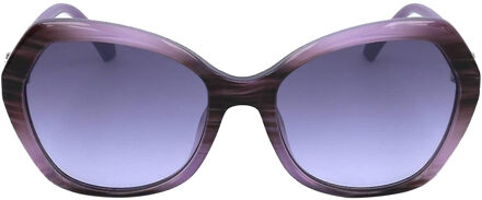 Swarovski SK0165 Acetaat Geometrische Zonnebril voor Dames Violet