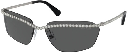 Swarovski Stijlvolle zonnebril voor vrouwen Swarovski , Gray , Dames - 64 MM