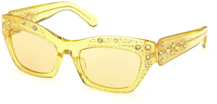 Swarovski Sunglasses Swarovski , Yellow , Dames - ONE Size