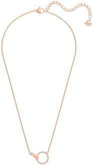 Swarovski Symbol Ketting  (Lengte: 38.00 cm) - Roségoud