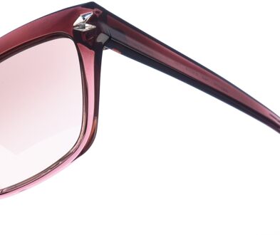 Swarovski Vierkante acetaat zonnebril SK0170S dames - maat Lichtroze