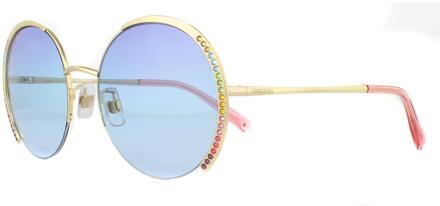 Swarovski Zonnebril SK0280-H 32W Goud Blauw Verloop