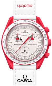 Swatch Bioceramic moonswatch mission to mars - maat One size Wit