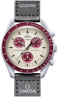 Swatch Bioceramic moonswatch mission to pluto - maat One size Grijs