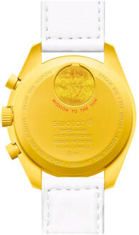 Swatch Bioceramic moonswatch mission to the sun - maat One size Geel