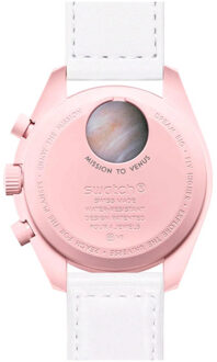 Swatch Bioceramic moonswatch mission to venus Roze - One size