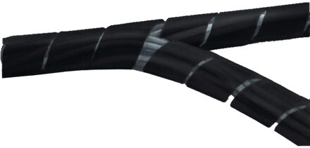SWB KS-12 Spiraalband Kabelslangen 65mMm 10M Zwart