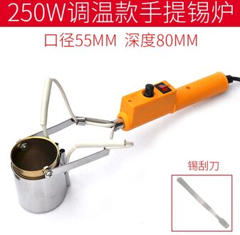 SWDT98-C Draagbare Titanium Legering Tin Oven Temperatuur Verstelbare Tin Solderen Pot 380W High Power Smeltoven 98C 380W