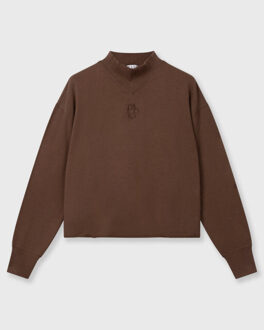 Sweat 20-823-6201 - maat M Bruin