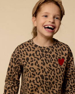 Sweat 2532-7336-924 - maat 110 Bruin