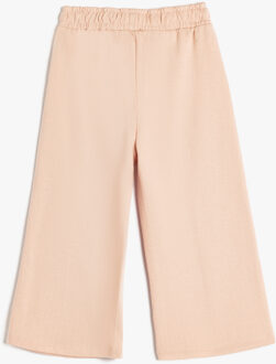 SWEAT BROEKEN Brede pijpen geribbeld Sweat Bottoms Roze