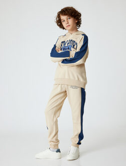 SWEAT BROEKEN Jogger Met drukwerk Sweat Bottoms Beige