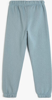 SWEAT BROEKEN Jogger Met drukwerk Sweat Bottoms Blauw