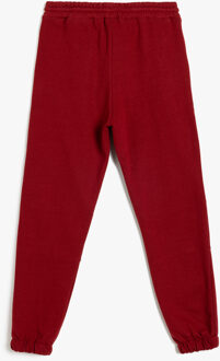 SWEAT BROEKEN Jogger Met drukwerk Sweat Bottoms Bordeaux