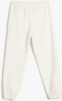 SWEAT BROEKEN Jogger Met drukwerk Sweat Bottoms Ecru