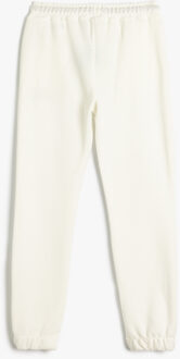 SWEAT BROEKEN Jogger Met drukwerk Sweat Bottoms Ecru