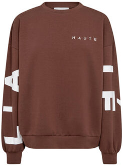 Sweat hl10413 maxi - maat L Bruin