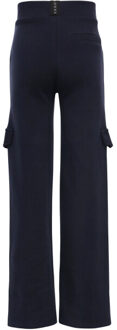 Sweat pants straight leg navy voor meisjes in de kleur Blauw - 134