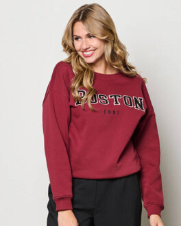 Sweat sw125 boston Bordeaux - XXL