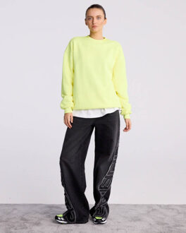 Sweat w2502007 basic worn Geel - XS