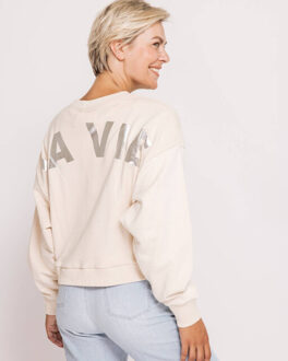 Sweat zs088-n096 zhute - maat S Beige