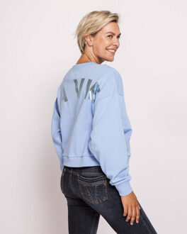 Sweat zs088-n7047 zhute - maat L Blauw