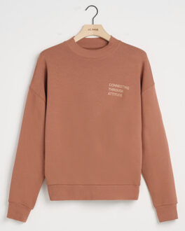 sweater anton - maat S Bruin