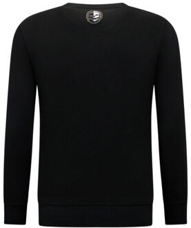 Sweater athletic dept. Zwart - XXL