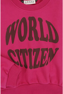 Sweater barbie pink voor meisjes in de kleur Roze - 128