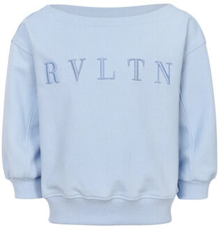 Sweater blue pastel voor meisjes in de kleur Blauw - 176