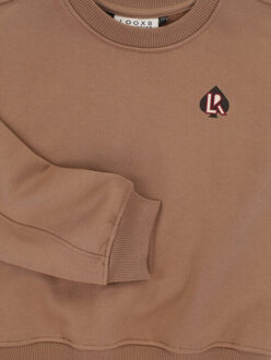 Sweater clay queen voor meisjes in de kleur Beige - 164