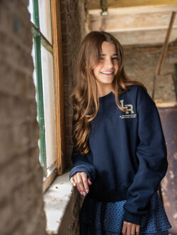 Sweater dark voor meisjes in de kleur Blauw - 128