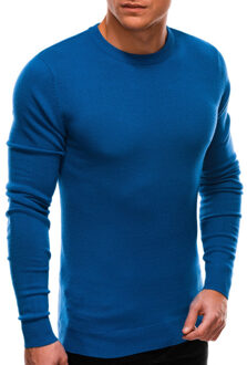 Sweater heren basic italian - ed0100bl Blauw - L
