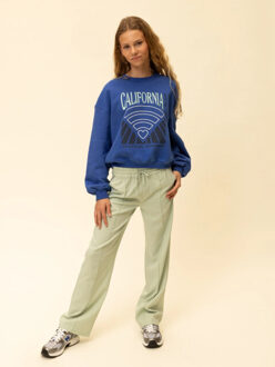 Sweater kobalt california voor meisjes in de kleur - maat 146/152 Blauw