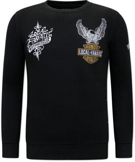 Sweater mc honor & loyalty Zwart - XL